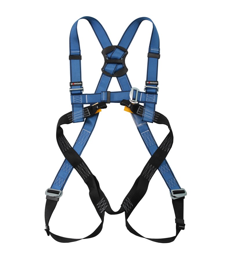 WORKSafe® WSFAB131-10 FULL BODY HARNESS WITH FRONT AND DORSAL ANCHORAGE ...