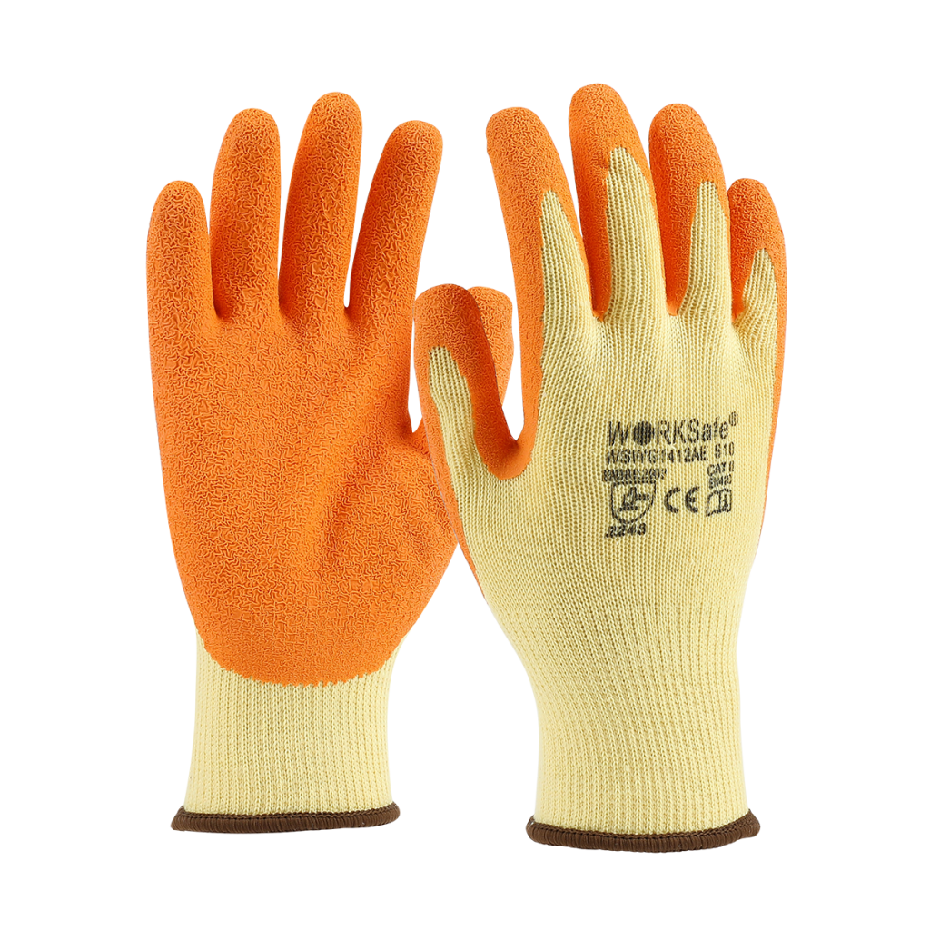 Rubber-Palmed Work Gloves