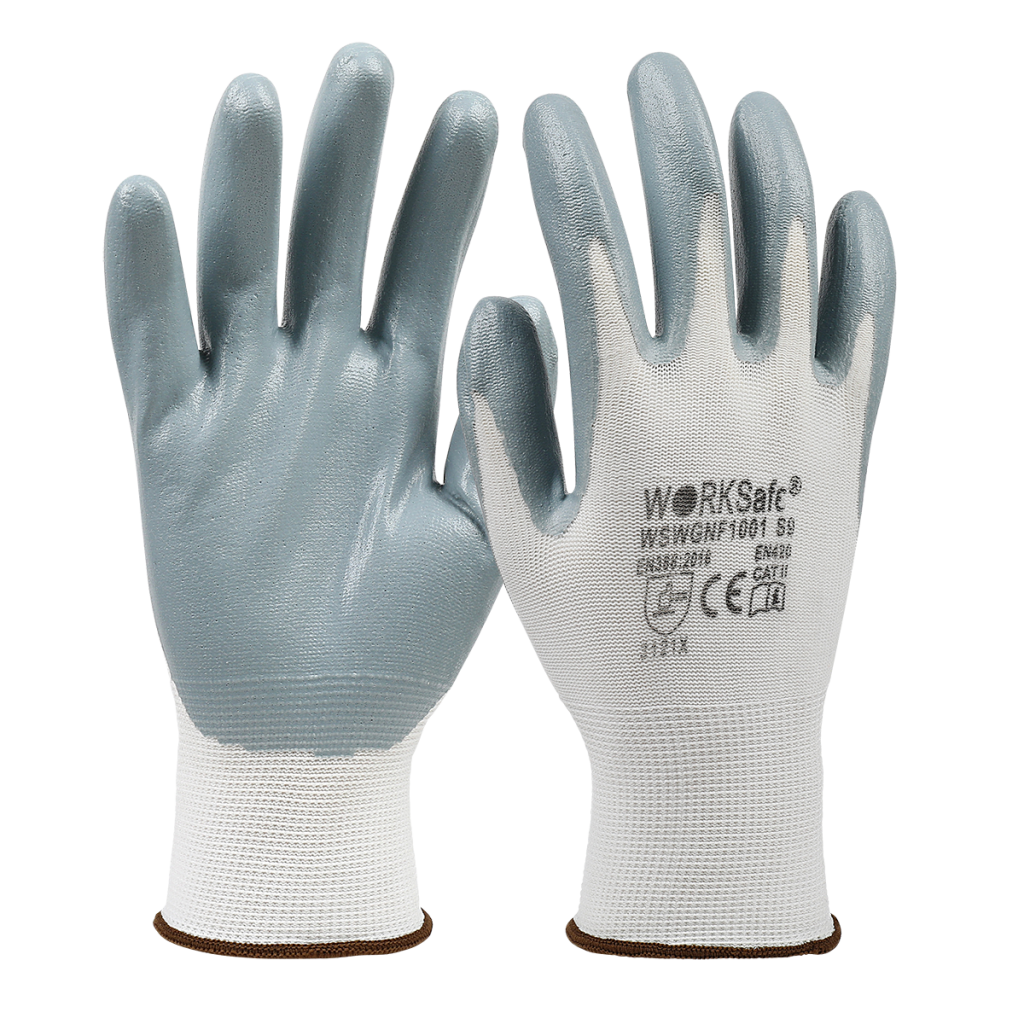 Nylon sale nitrile gloves