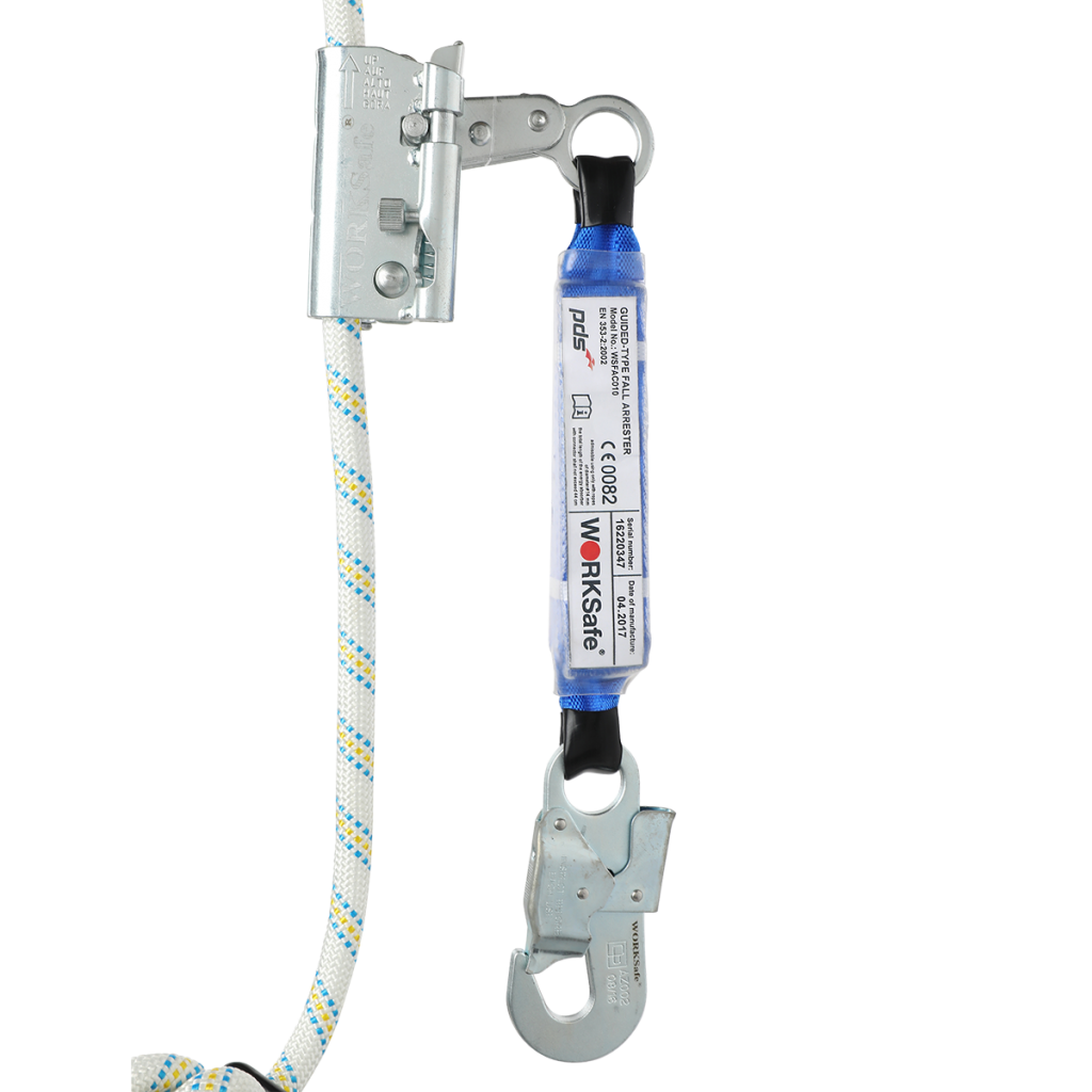 WORKSafe® WSFAC080 GUIDED TYPE FALL ARRESTER WITH AC300 WORKING ROPE