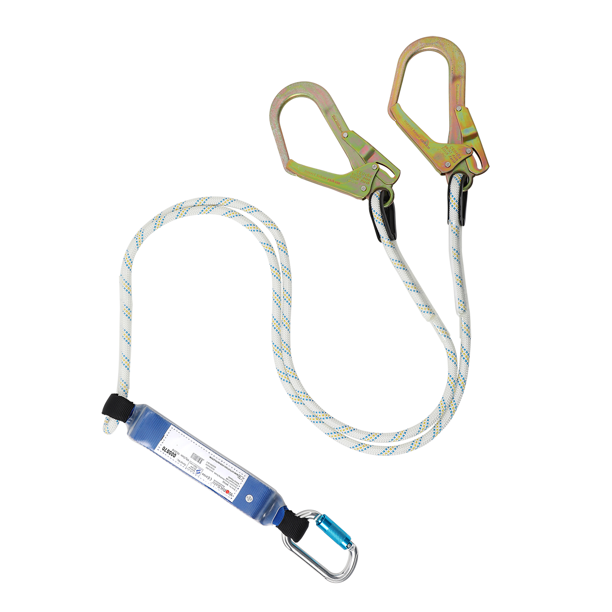WORKSafe® WSF222 ENERGY ABSORBER WITH DOUBLE ROPE SAFETY LANYARD