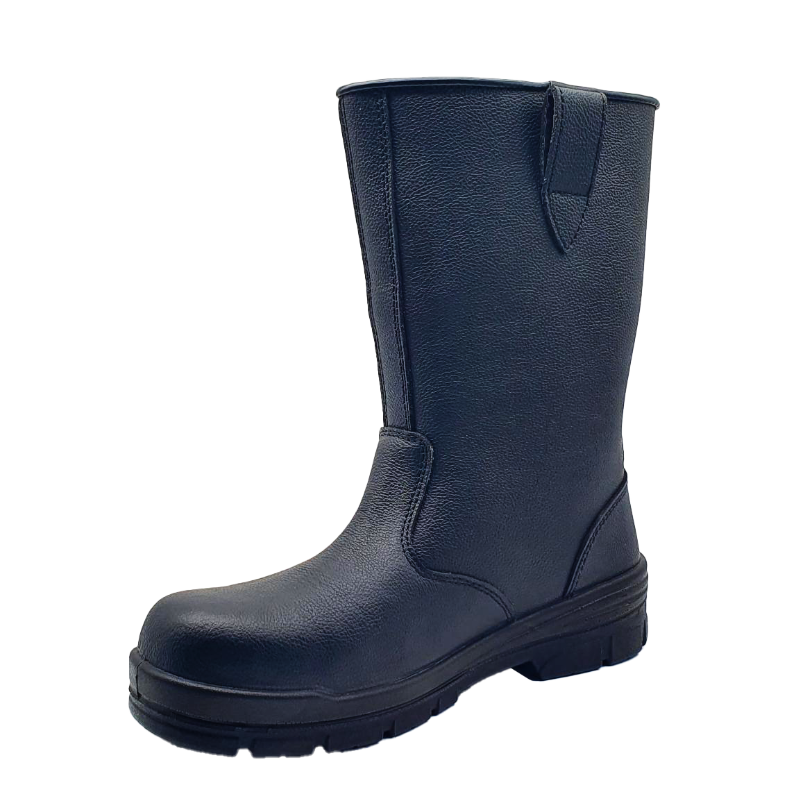 KJ-Factory （G-229) WORKGARD ALPHA II-H HIGH CUT, BLACK COW SPLIT